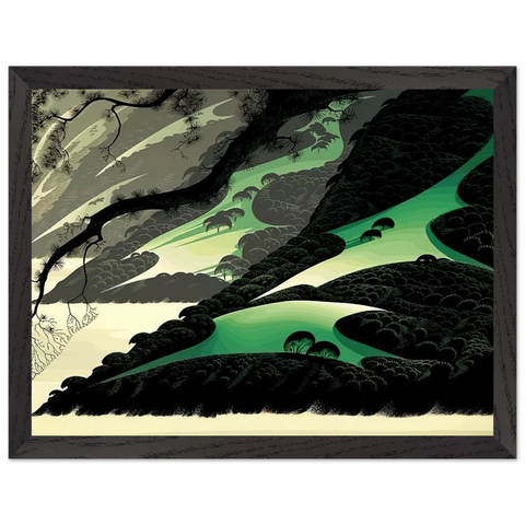 Green Big Sur by Eyvind Earle — Framed art print at Zephyeer
