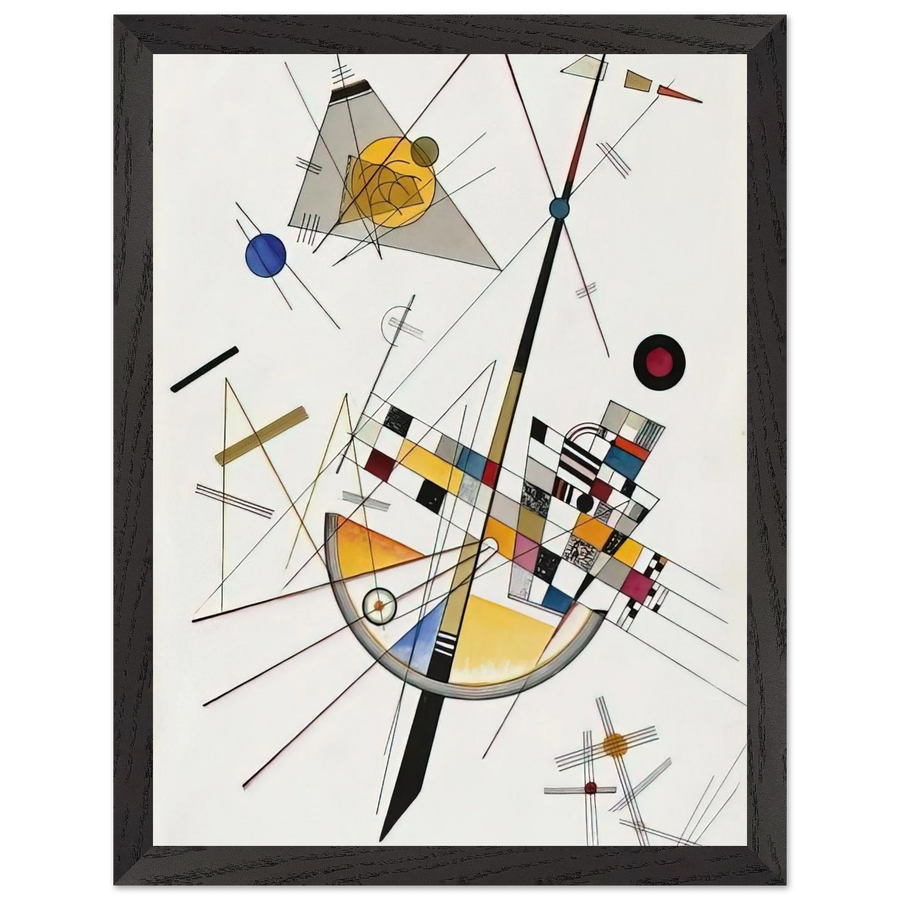 DELICATE TENSION NO 85 1923 by Wassily Kandinsky — Framed art print at Zephyeer
