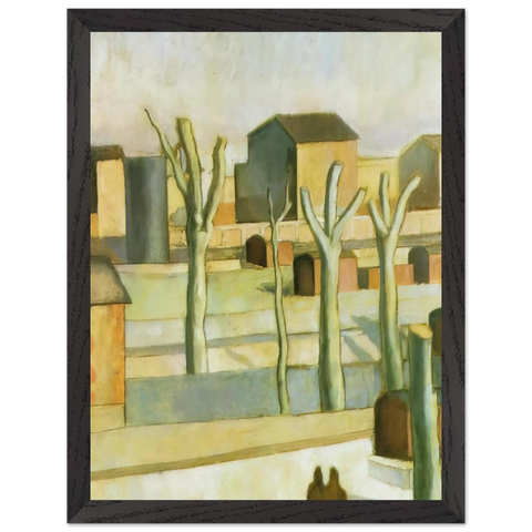 THE STATION AT FIGUERAS by Salvador Dali — Framed art print at Zephyeer