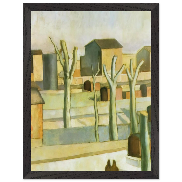 THE STATION AT FIGUERAS by Salvador Dali — Framed art print at Zephyeer