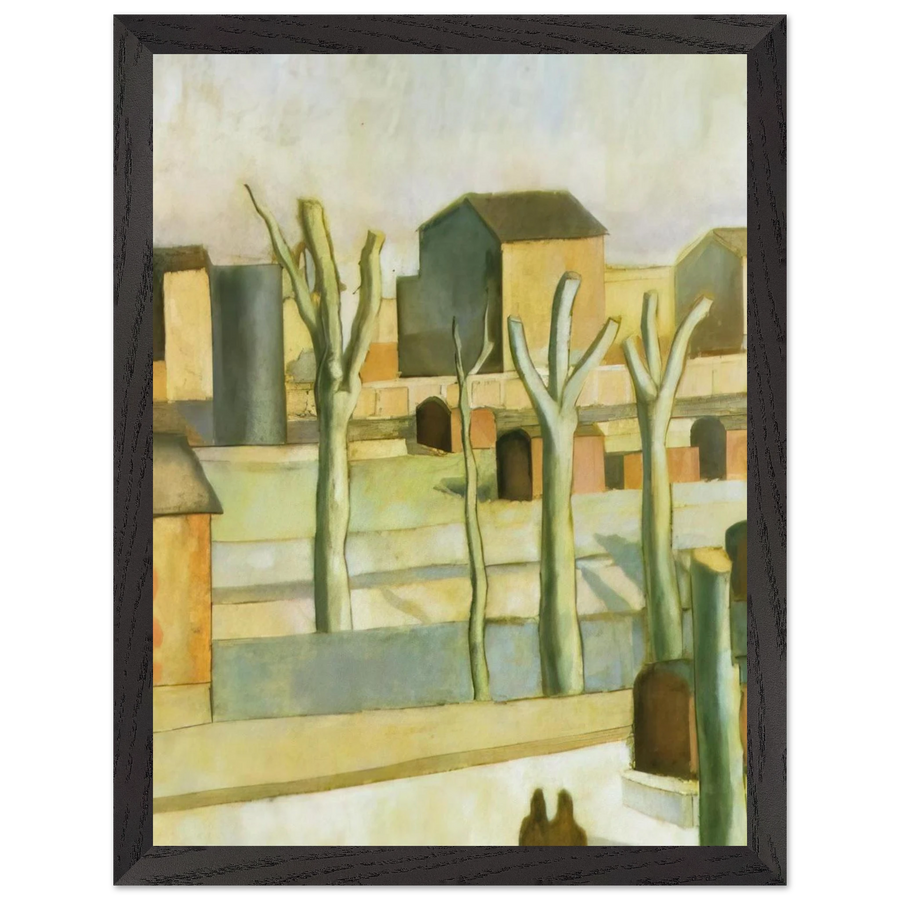 THE STATION AT FIGUERAS by Salvador Dali — Framed art print at Zephyeer