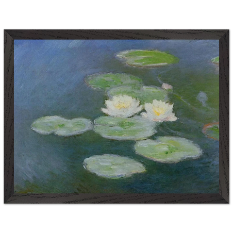 Water Lilies, Evening Effect by Claude Monet — Framed art print at Zephyeer