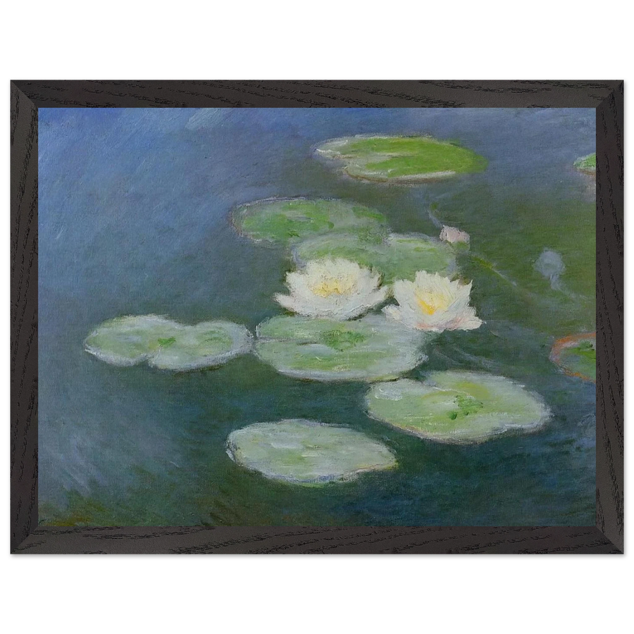 Water Lilies, Evening Effect by Claude Monet — Framed art print at Zephyeer