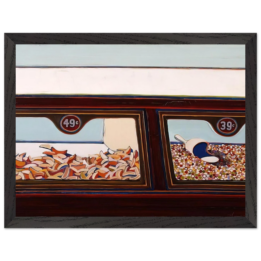 Candy Counter - 1963 by Wayne Thiebaud — Framed art print at Zephyeer