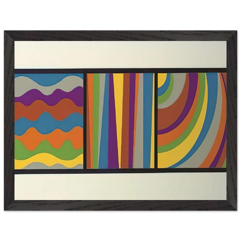 Irregular Arcs, Bands, Loops by Sol LeWitt — Framed art print at Zephyeer
