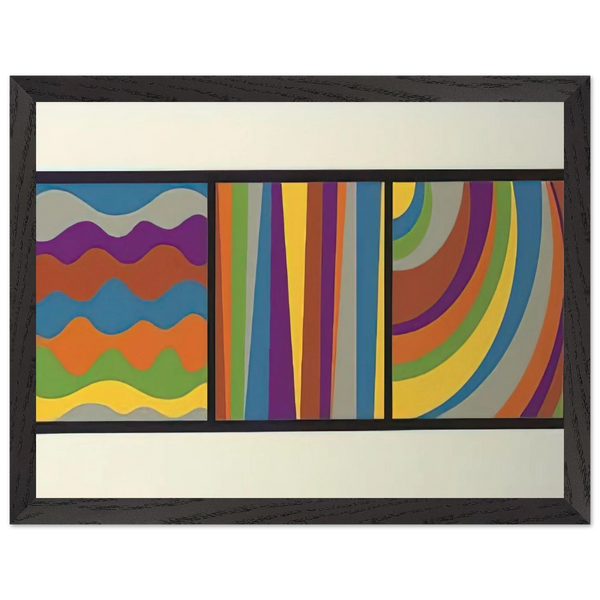Irregular Arcs, Bands, Loops by Sol LeWitt — Framed art print at Zephyeer