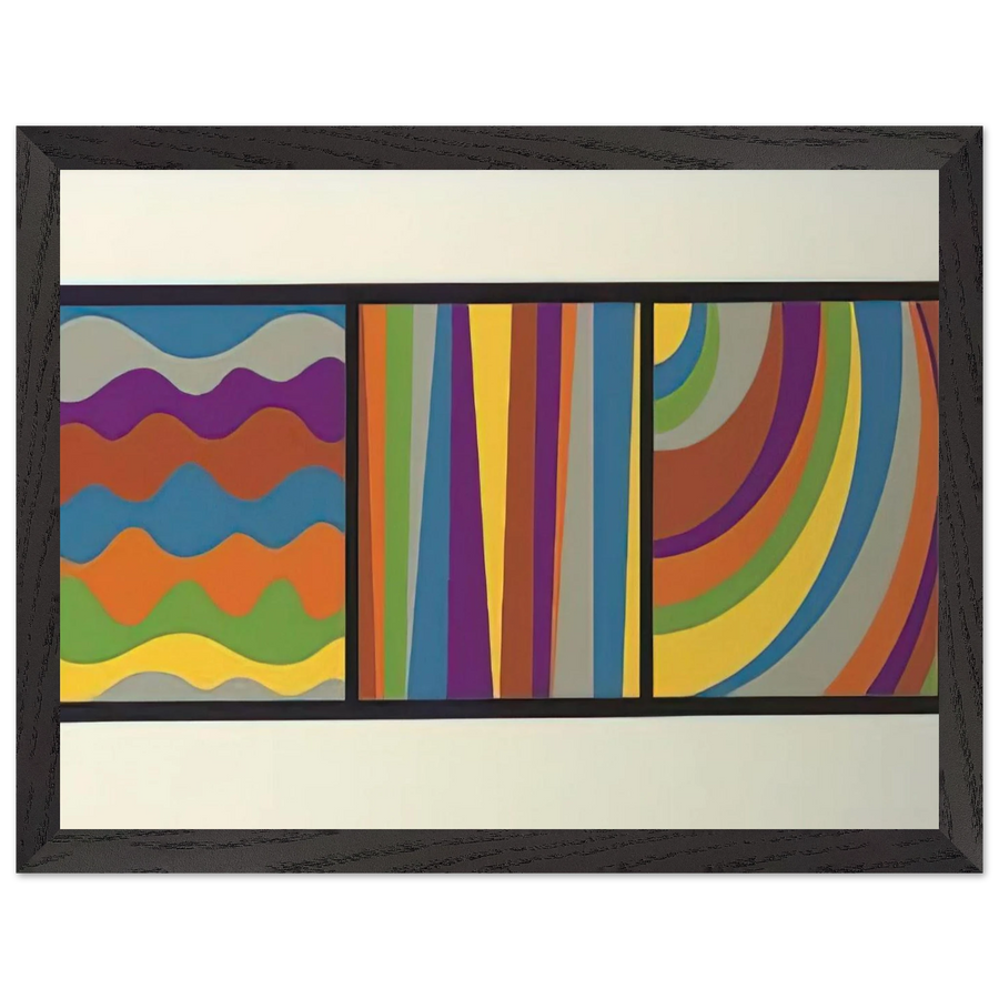 Irregular Arcs, Bands, Loops by Sol LeWitt — Framed art print at Zephyeer