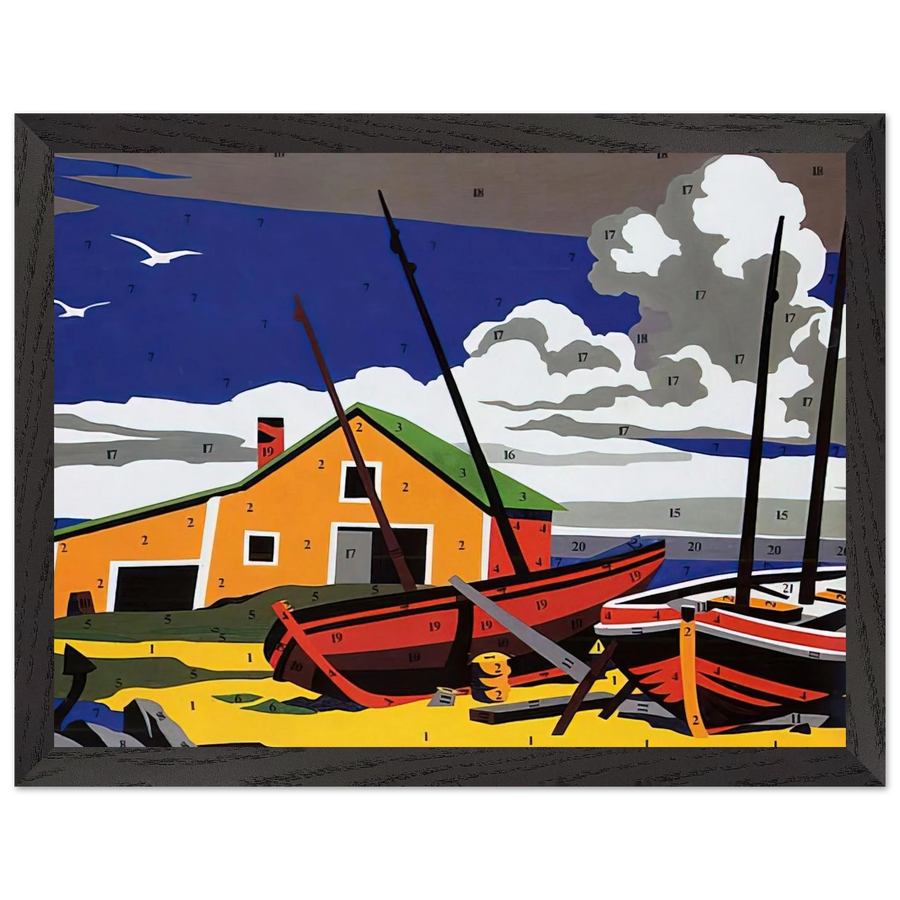 Do It Yourself  Seascape by Andy Warhol — Framed art print at Zephyeer