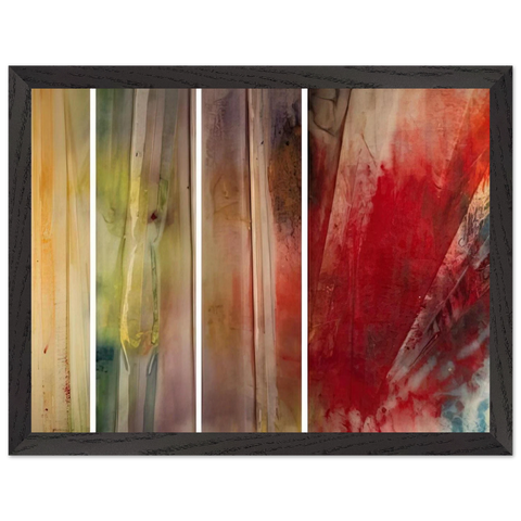 A Warmth, A Lightness, A Glow and Then by Sam Gilliam — Framed art print at Zephyeer