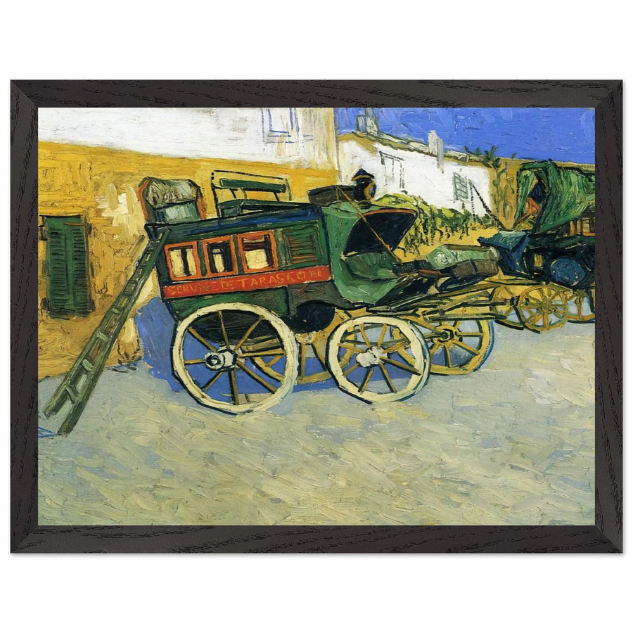 The Tarascon Diligence by Vincent van Gogh — Framed art print at Zephyeer