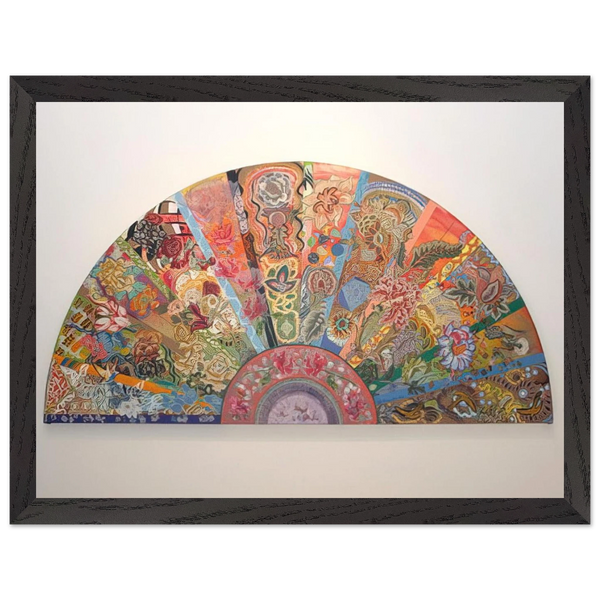 Pleasure Dome - 2003 by Miriam Schapiro — Framed art print at Zephyeer