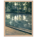 THE YERRES RAIN by Gustave Caillebotte — Framed art print at Zephyeer