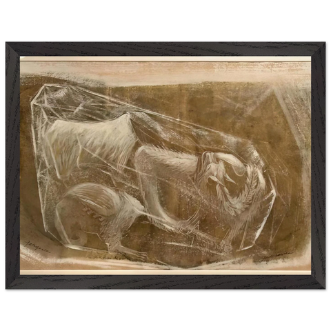Gargoyles - 1948 by Morris Graves — Framed art print at Zephyeer