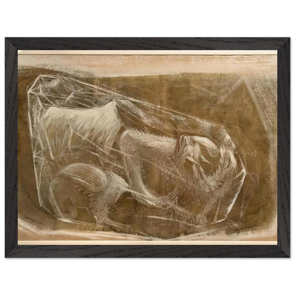 Gargoyles - 1948 by Morris Graves — Framed art print at Zephyeer