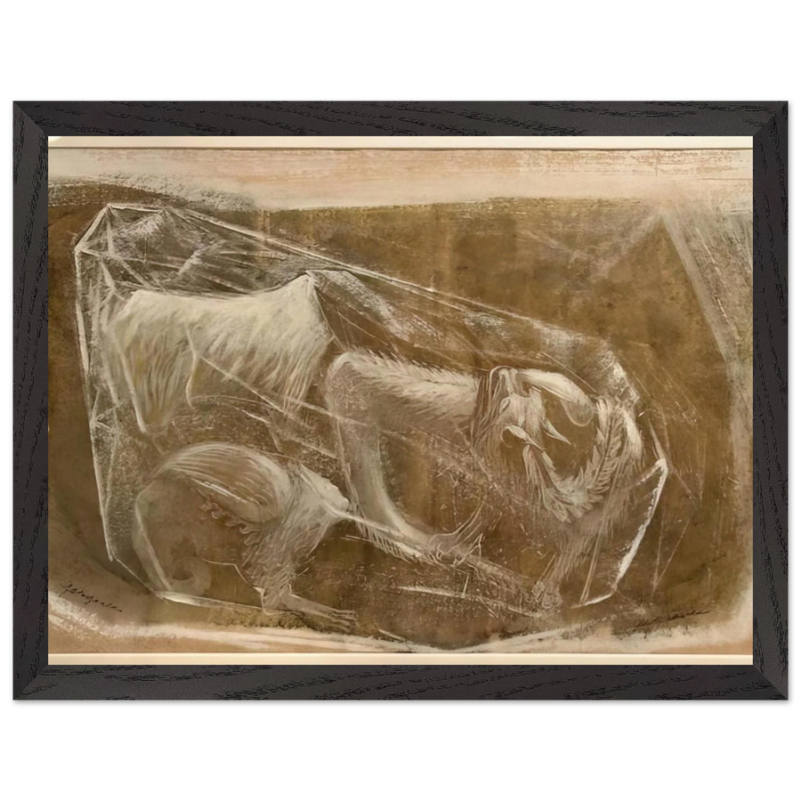 Gargoyles - 1948 by Morris Graves — Framed art print at Zephyeer