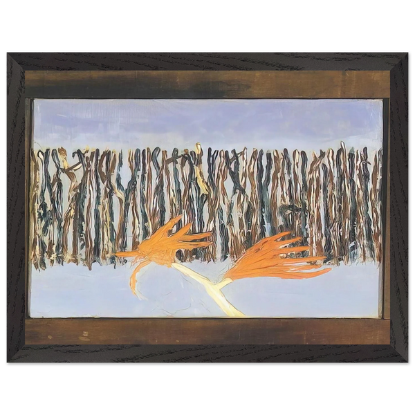 Burning Bush - 1953 by Forrest Bess — Framed art print at Zephyeer