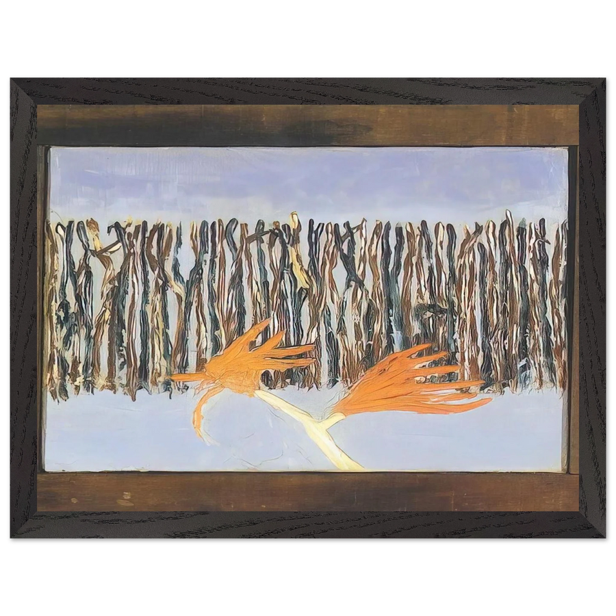 Burning Bush - 1953 by Forrest Bess — Framed art print at Zephyeer