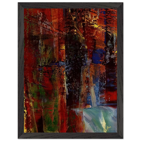 DARK by Gerhard Richter — Framed art print at Zephyeer