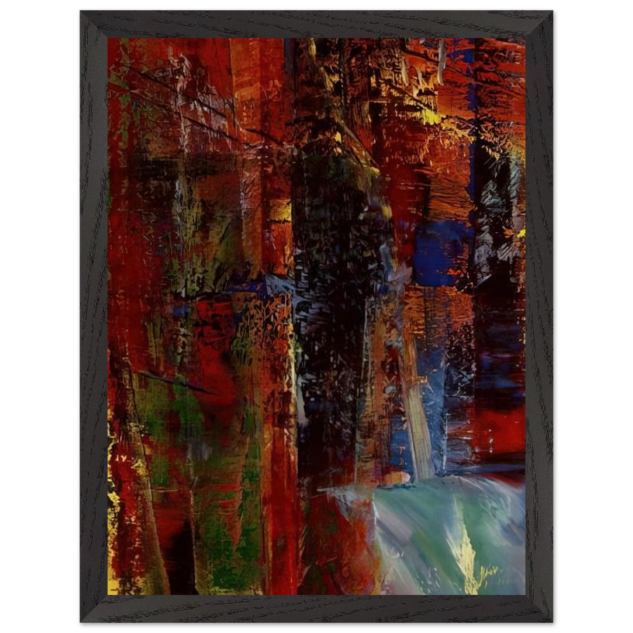DARK by Gerhard Richter — Framed art print at Zephyeer