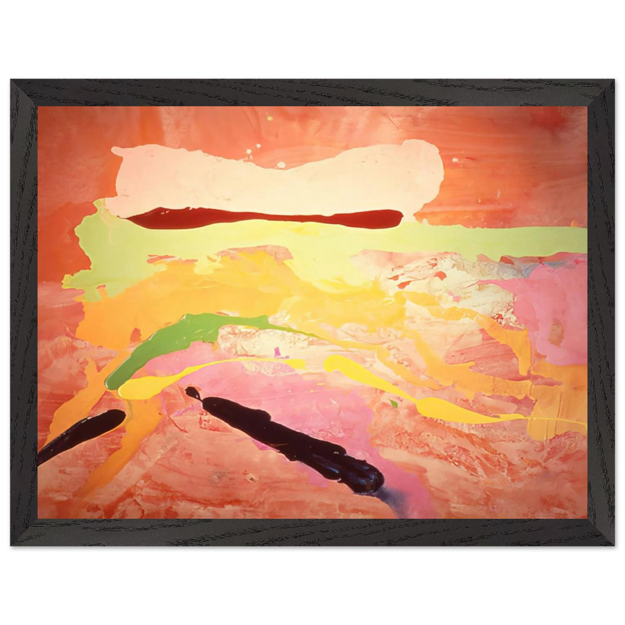 Untitled - 1969 by Ronnie Landfield — Framed art print at Zephyeer