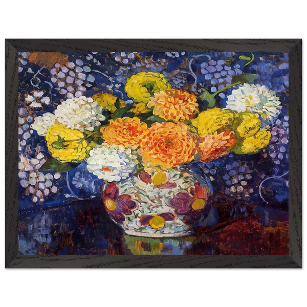 VASE OF FLOWERS 1907 by Theo van Rysselberghe — Framed art print at Zephyeer
