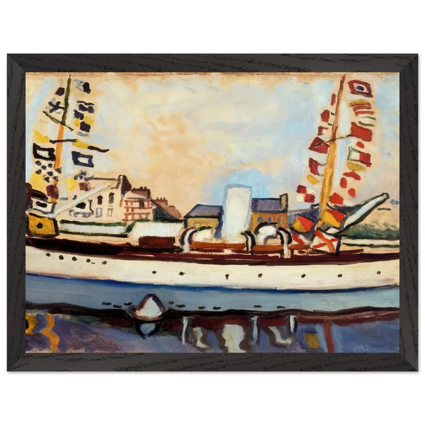THE ENGLISH YACHT 1906 by Raoul Dufy — Framed art print at Zephyeer