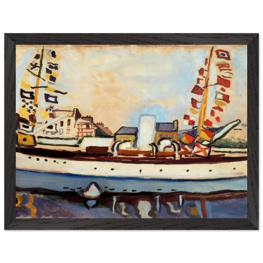 THE ENGLISH YACHT 1906 by Raoul Dufy — Framed art print at Zephyeer