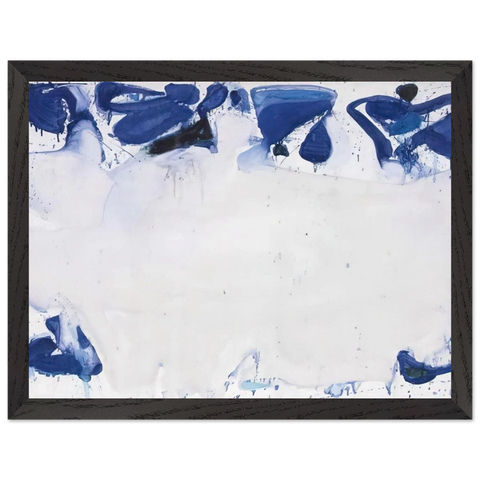 Composition in Blue and White by Sam Francis — Framed art print at Zephyeer