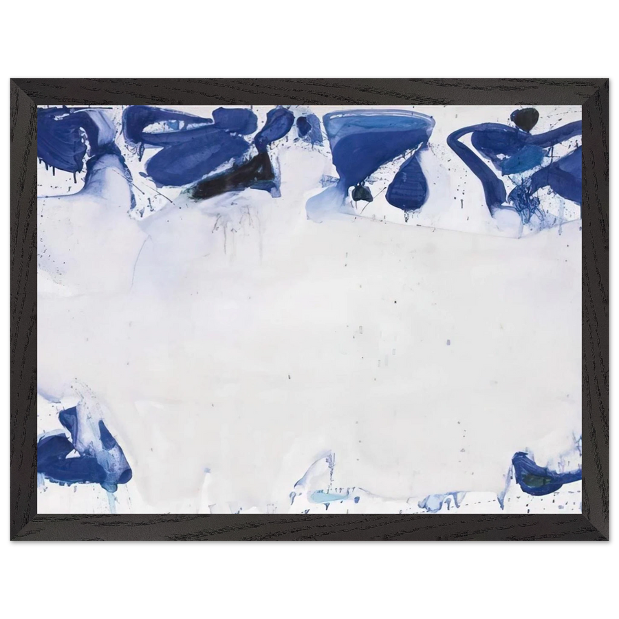 Composition in Blue and White by Sam Francis — Framed art print at Zephyeer