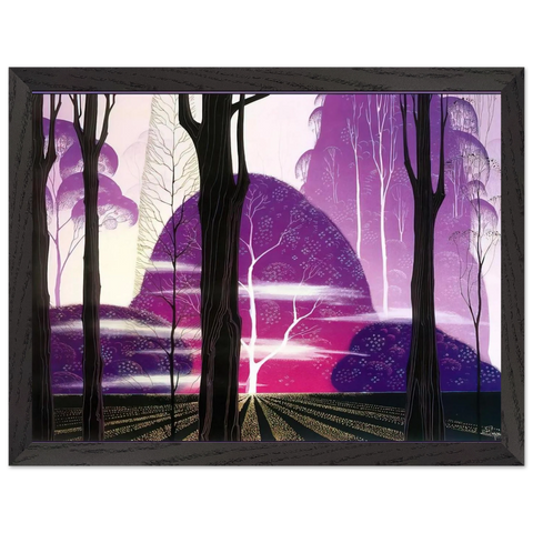 Purple Dawn by Eyvind Earle — Framed art print at Zephyeer