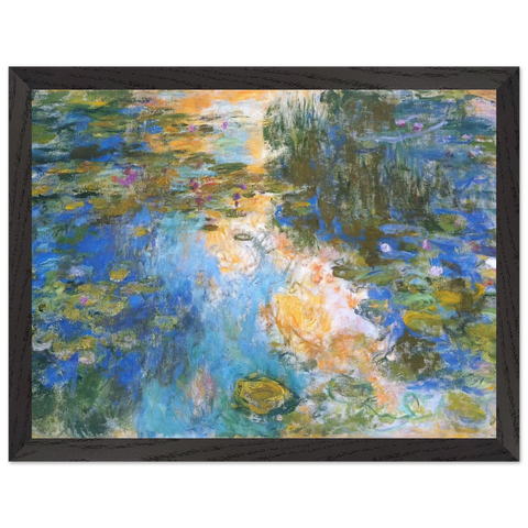 The Water Lily Pond X by Claude Monet — Framed art print at Zephyeer