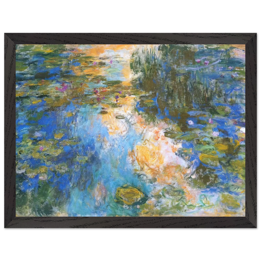 The Water Lily Pond X by Claude Monet — Framed art print at Zephyeer