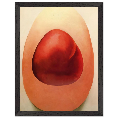 Red and Pink Rocks by Georgia O'Keeffe — Framed art print at Zephyeer