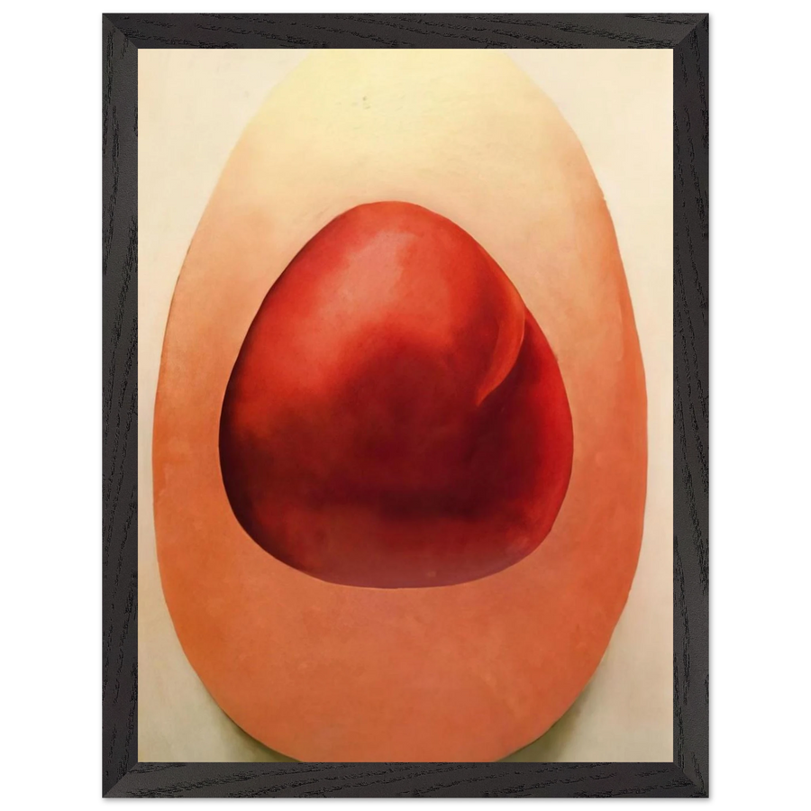 Red and Pink Rocks by Georgia O'Keeffe — Framed art print at Zephyeer