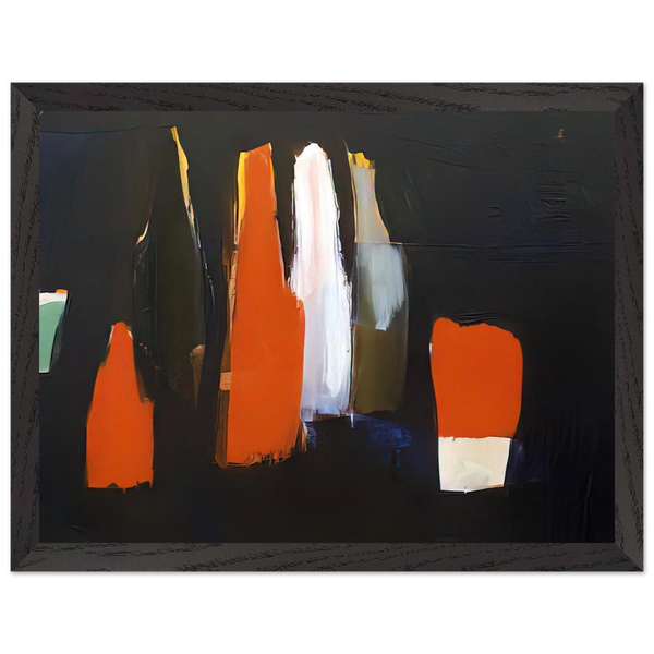 Bouteilles - Art Informel by Nicolas de Stael — Framed art print at Zephyeer