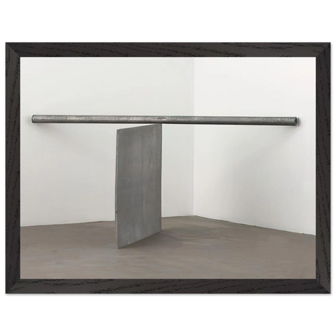 EQUAL CORNER PROP PIECE 1970 by Richard Serra — Framed art print at Zephyeer