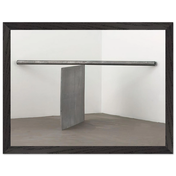 EQUAL CORNER PROP PIECE 1970 by Richard Serra — Framed art print at Zephyeer