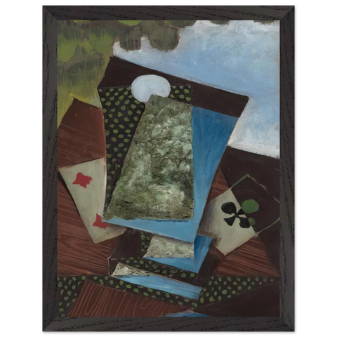 ACE OF CLUBS AND FOUR OF DIAMONDS by Juan Gris — Framed art print at Zephyeer