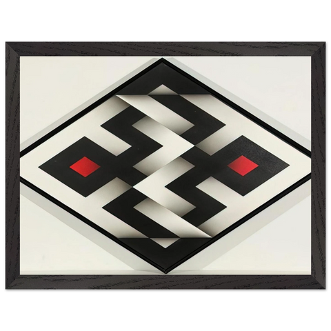 Ibawabi - 1975 by Omar Rayo — Framed art print at Zephyeer