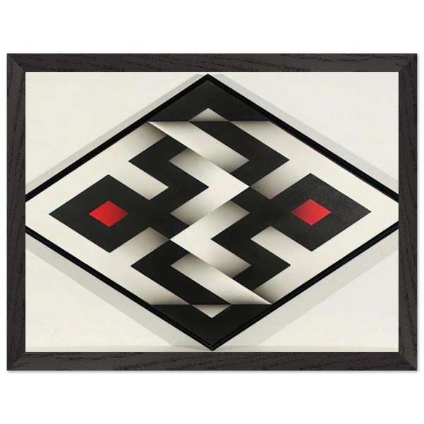 Ibawabi - 1975 by Omar Rayo — Framed art print at Zephyeer