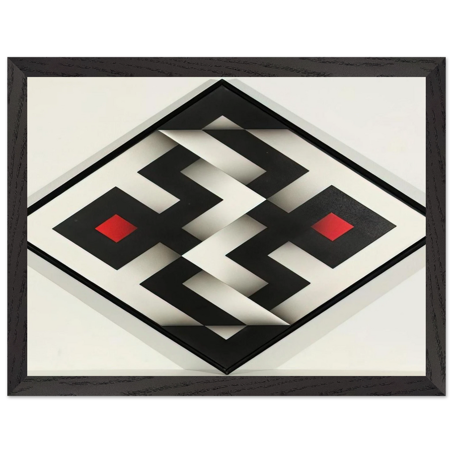 Ibawabi - 1975 by Omar Rayo — Framed art print at Zephyeer