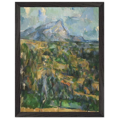 Mont Sainte Victoire by Paul Cézanne — Framed art print at Zephyeer