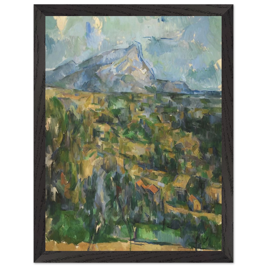 Mont Sainte Victoire by Paul Cézanne — Framed art print at Zephyeer