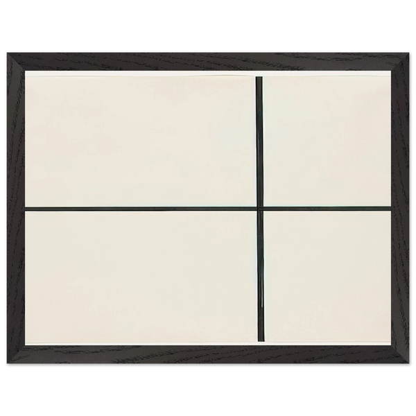Horizontal and Vertical Lines by Ellsworth Kelly — Framed art print at Zephyeer