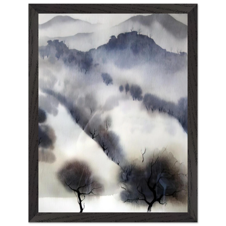 California landscape by Eyvind Earle — Framed art print at Zephyeer