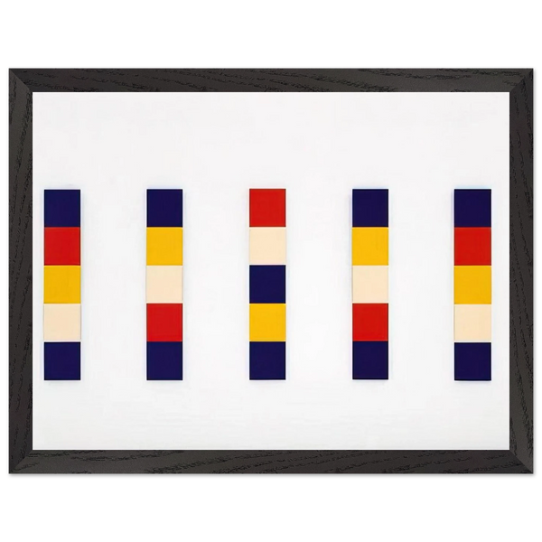 Red Yellow Blue White by Ellsworth Kelly — Framed art print at Zephyeer