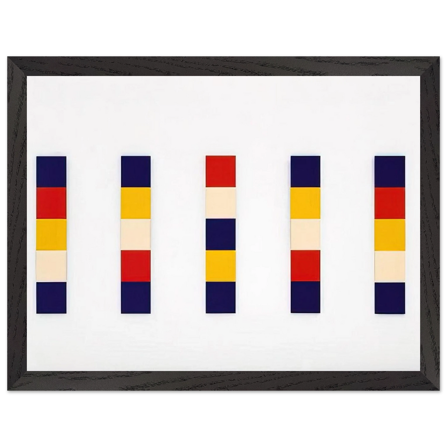 Red Yellow Blue White by Ellsworth Kelly — Framed art print at Zephyeer