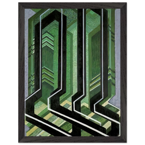 Diagonal Planes by Frantisek Kupka — Framed art print at Zephyeer
