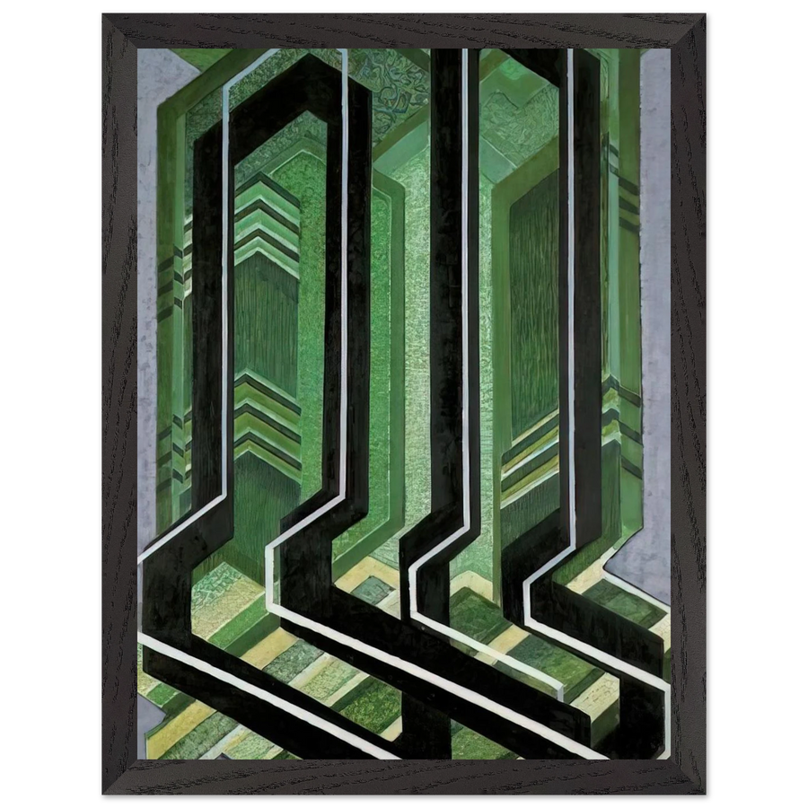 Diagonal Planes by Frantisek Kupka — Framed art print at Zephyeer