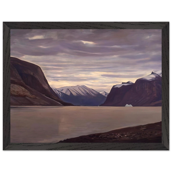 North Greenland Fiord, Gray Day by Rockwell Kent — Framed art print at Zephyeer